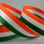 Orange White & Green