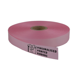 Pink Logo Printed Ribbon
