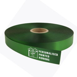 Forest Green Logo Printed Ribbon