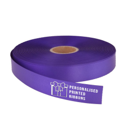 Purple Logo Printed Ribbon