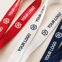 Single-Colour Custom Printed Lanyards with Clips