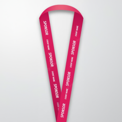 Single-Colour Custom Printed Lanyards