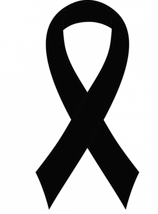 Black Ready to Wear Charity Awareness Ribbons (Pk 25)