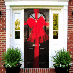 Net Door Bows For Christmas