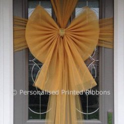 Gold Door Bow