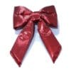Red Lamé Christmas Bow