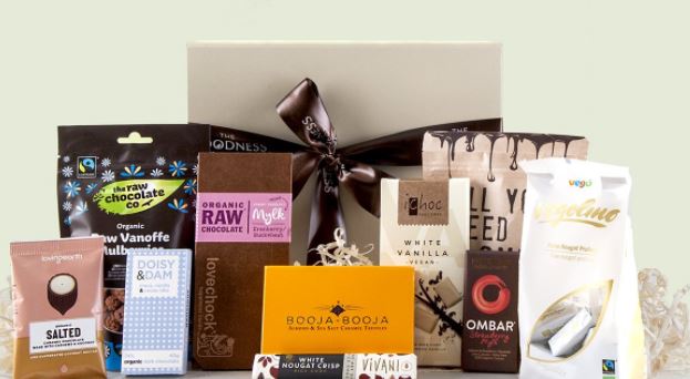 Logos printed on ribbons for hampers