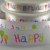 Happy Birthday Balloons Ribbon