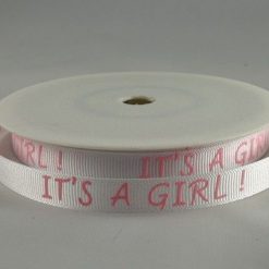 It's a Girl Printed Ribbon
