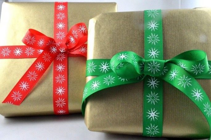 Snowflake Grosgrain Ribbon