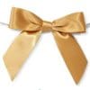 Gold Mini Satin Gift Bows with Twist Ties