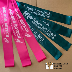 Printed Sashes with Logos & text