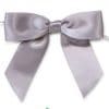 Silver Mini Bows with ties