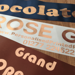 Metallic Shiny Holographic Logo Print