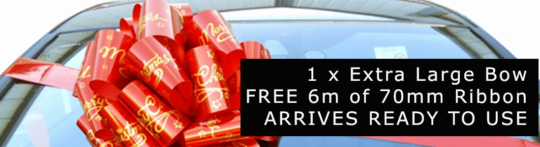 Merry Christmas Car Bow