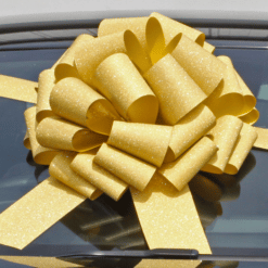 Extra large Gold Car Bows Arrive Ready To Use Quick Next Day Delivery 1