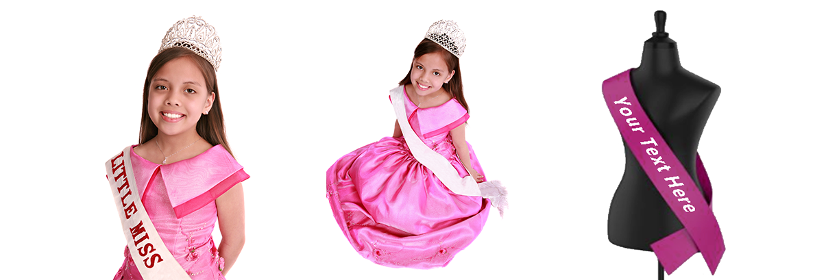Child Size Custom Printed Sash