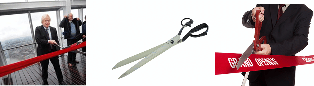 Giant Black Grand Opening Scissors American Style Scissors