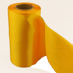 Wide Yellow Satin Ribbon