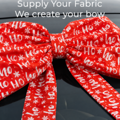Bespoke Car Bows Made Using Your Own Fabric