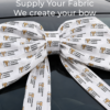 Own fabric created bow