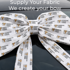 Own fabric created bow