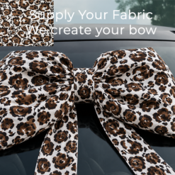 Own fabric created bow