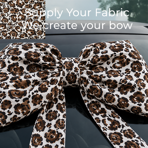 Own fabric created bow