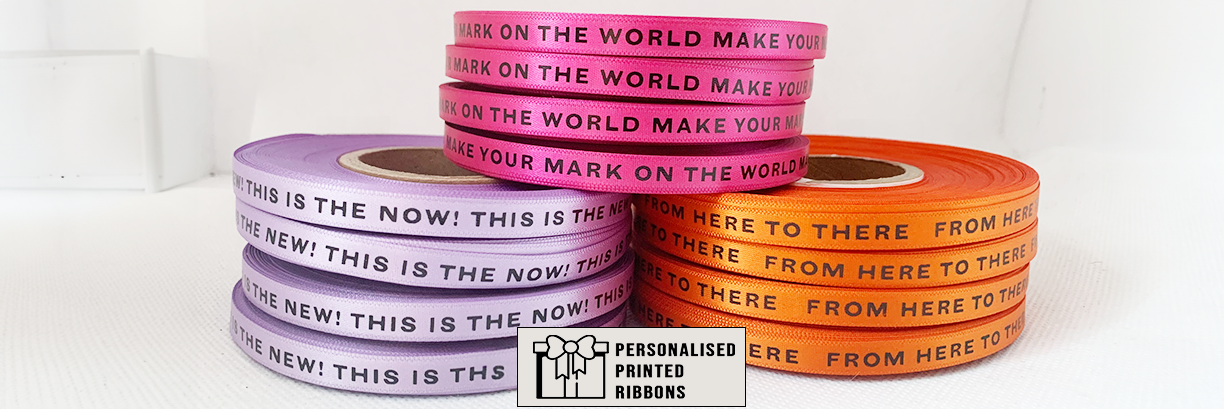 7mm Wide Printed Narrow Customised Ribbons