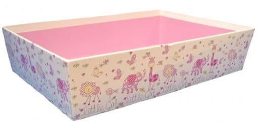 Little Girl Gift Hamper Trays - 20cm (Pk 10)