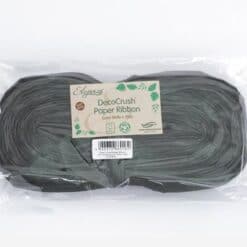 Black Natural Paper Ribbon