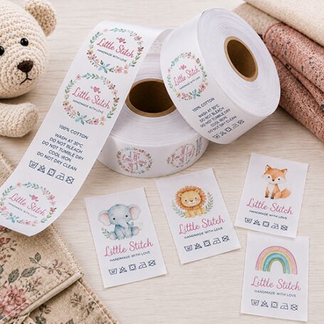 Custom Printed Clothing Labels - Small