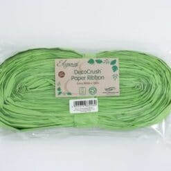 Lime Green Natural Paper Ribbon