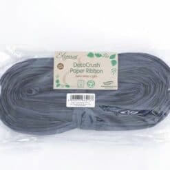 Navy Blue Natural Paper Ribbon