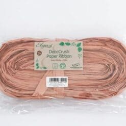 Rose Gold Natural Paper Ribbon