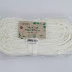 White Natural Paper Ribbon