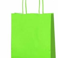 Lime Green Paper Gift Bag
