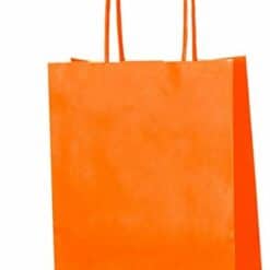 Orange Paper Gift Bag