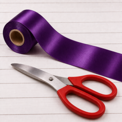 Alternative view of Grand Opening Ribbon Cutting Kit – 16" Red Scissors & 3m Ribbon