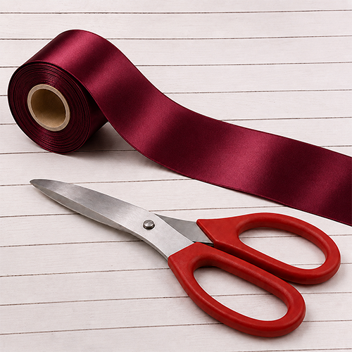 Grand Opening Ribbon Cutting Kit – 16" Red Scissors & 3m Ribbon - Image 7