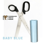 Black Scissors with BABY BLUE Ribbon