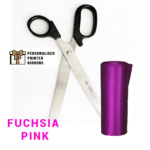 Black Scissors with FUCHSIA PINK Ribbon