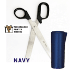 Black Scissors with NAVY Ribbon
