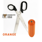 Black Scissors with ORANGE Ribbon