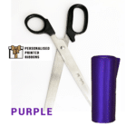 Black Scissors with PURPLE Ribbon