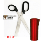 Black Scissors with RED Ribbon