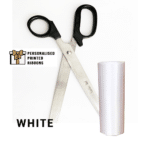 Black Scissors with WHITE Ribbon