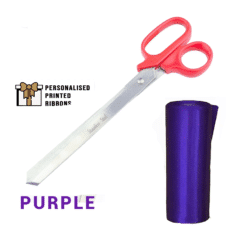 Red Scissors with PURPLE Ribbon