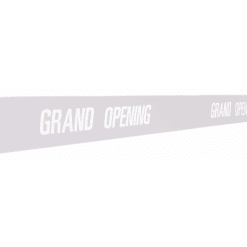 Silver Grey Grand Opening Ribbons