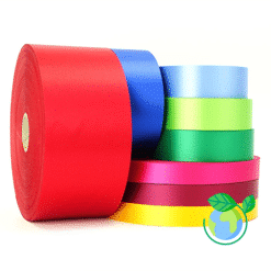 Planet Friendly Acetate Satin Ribbon Celluose Pulp Recyclable Eco Friendly Sustainable Ribbon